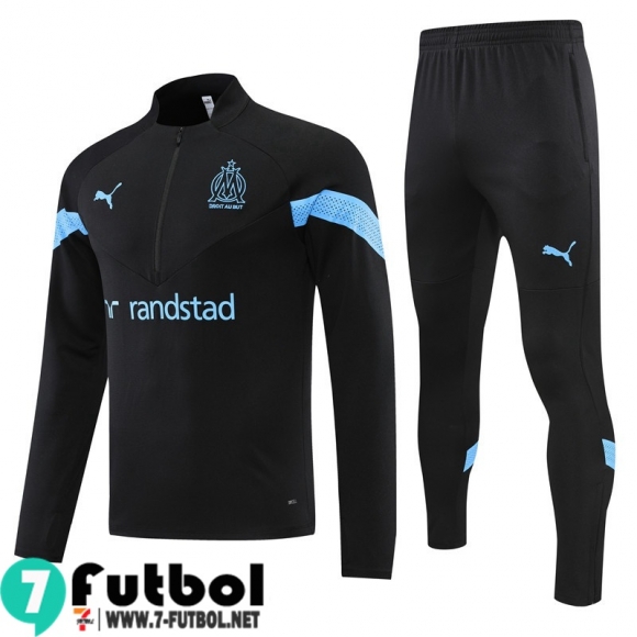 KIT: Chandal Futbol Marsella negro Hombre 22 23 TG321