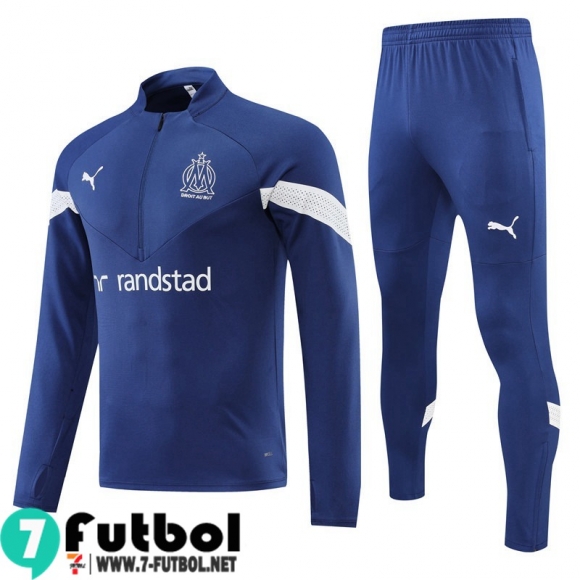 KIT: Chandal Futbol Marsella azul Hombre 22 23 TG323