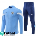 KIT: Chandal Futbol Manchester City azul Hombre 22 23 TG327