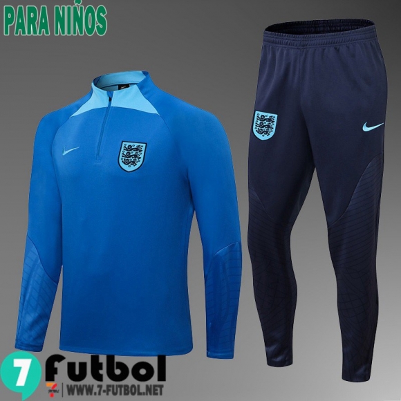 KIT: Chandal Futbol Inglaterra azul Ninos 22 23 TK339