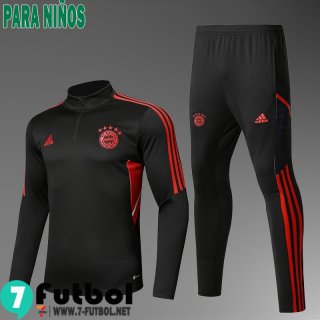 KIT: Chandal Futbol Bayern Munich negro Ninos 22 23 TK344