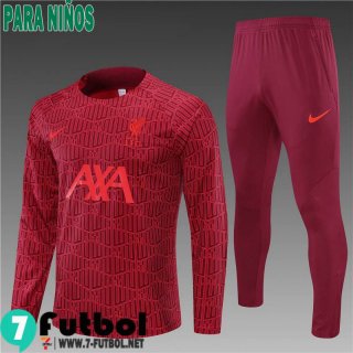 KIT: Chandal Futbol Liverpool rojo Ninos 22 23 TK315