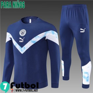 KIT: Chandal Futbol Manchester City azul Ninos 22 23 TK323