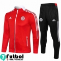 Chaquetas Futbol Bayern Munich rojo Hombre 2021 2022 JK114