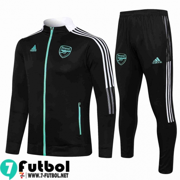 Chaquetas Futbol Arsenal negro Hombre 2021 2022 JK117