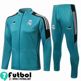 Chaquetas Futbol Real Madrid azul Hombre 2021 2022 JK124