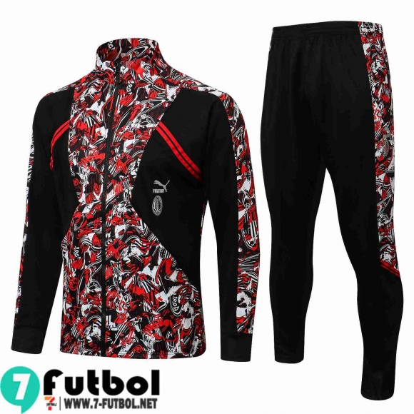 Chaquetas Futbol AC Milan rojo Hombre 2021 2022 JK126