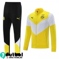 Chaquetas Futbol Dortmund BVB amarillo Hombre 2021 2022 JK129