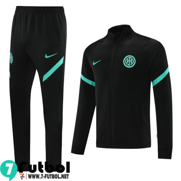 Chaquetas Futbol Inter Milan negro Hombre 2021 2022 JK130