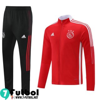 Chaquetas Futbol AFC AJAX rojo Hombre 2021 2022 JK140