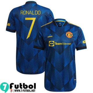 Camisetas Futbol Manchester United Tercera Hombre # Ronaldo 7 2021 2022
