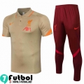 Polo Futbol Liverpool Amarillo barro Hombre 2021 2022 PL122