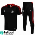 T-shirt Manchester United negro Hombre 2021 2022 PL136
