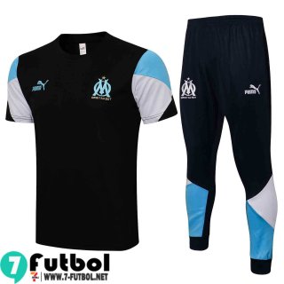 T-shirt Marseille negro Hombre 2021 2022 PL145