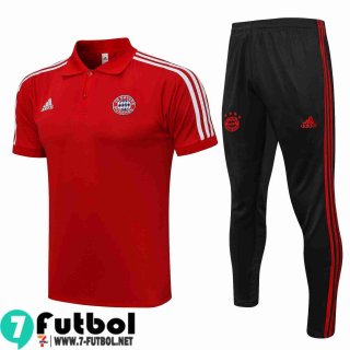 Polo Futbol Bayern Munich rojo Hombre 2021 2022 PL149