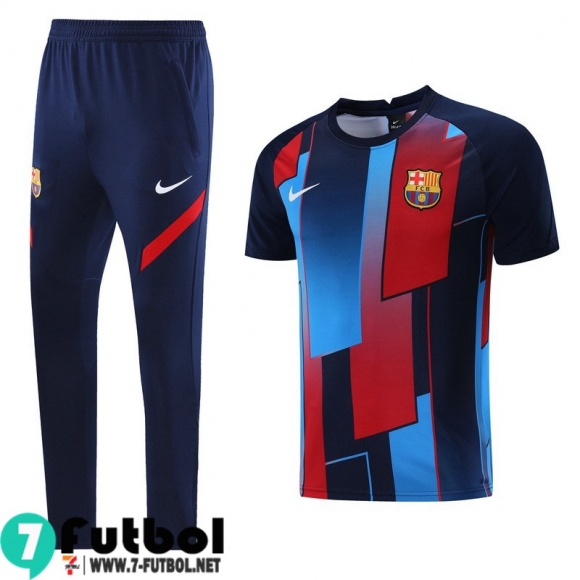 Polo Futbol Barcelone azul rojo Hombre 2021 2022 PL150