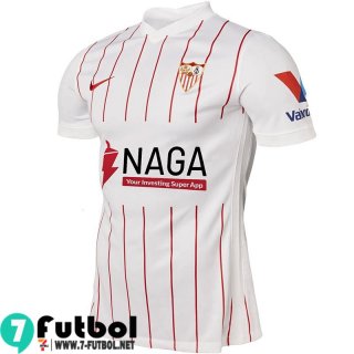 Camisetas Futbol Sevilla FC Primera Hombre 2021 2022