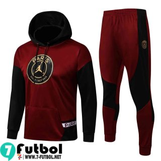 Sudaderas Deportivas PSG carmesí Hombre 2021 2022 SW23