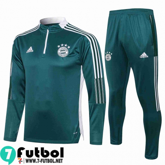 Chandal Futbol Bayern Munich verde oscuro Hombre 2021 2022 TG104