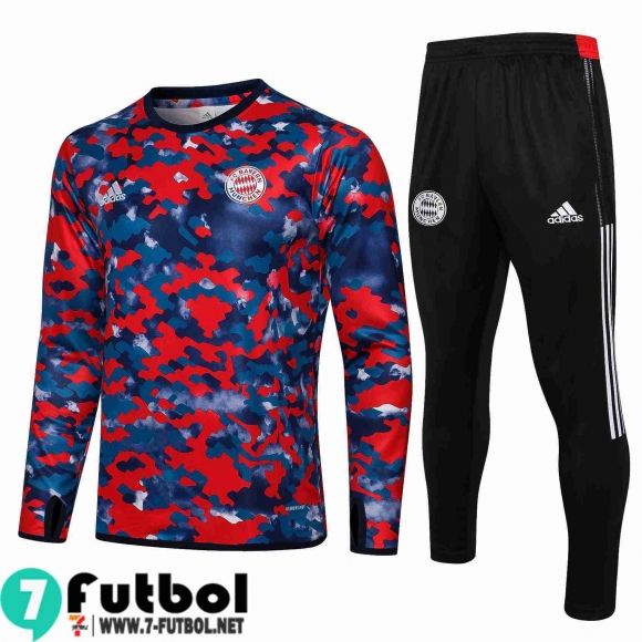 Chandal Futbol Bayern Munich azul rojo Hombre 2021 2022 TG109