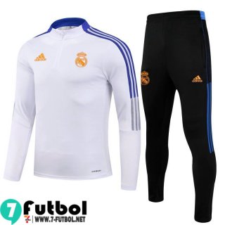 Chandal Futbol Real Madrid blanco Hombre 2021 2022 TG84