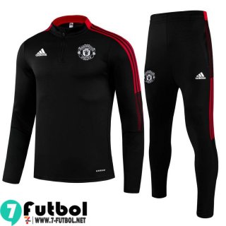 Chandal Futbol Manchester United negro Hombre 2021 2022 TG89