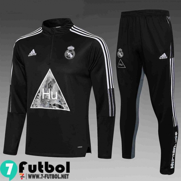 Chandal Futbol Real Madrid negro Enfant 2021 2022 TK59