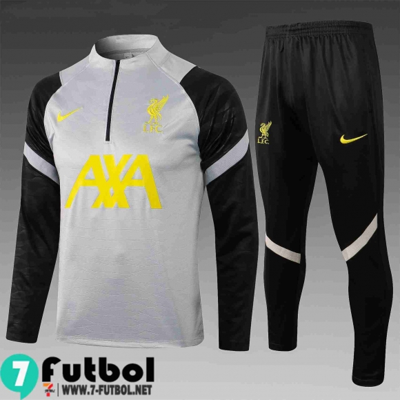 Chandal Futbol Liverpool gris claro Enfant 2021 2022 TK62