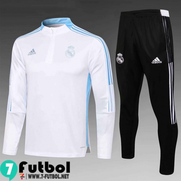 Chandal Futbol Real Madrid blanco Enfant 2021 2022 TK67