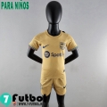 Camiseta Futbol Barcelona Segunda Ninos 2022 2023 AK77