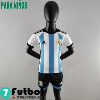 Camiseta Futbol Argentina Primera Ninos 2022 2023 AK78