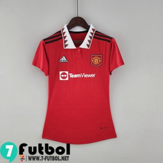 Camiseta Futbol Manchester United Primera Femenino 2022 2023 AW57