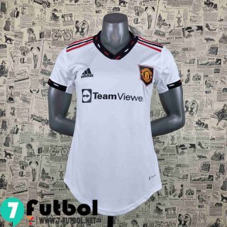 Camiseta Futbol Manchester United Segunda Femenino 2022 2023 AW58