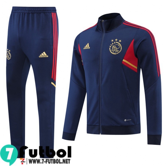 KIT: Chaquetas AFC azul Hombre 2022 2023 JK513