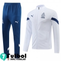 KIT: Chaquetas Olympique De Marsella Blanco, Blanca Hombre 2022 2023 JK518