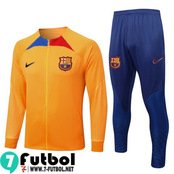 KIT: Chaquetas Barcelona naranja Hombre 2022 2023 JK522