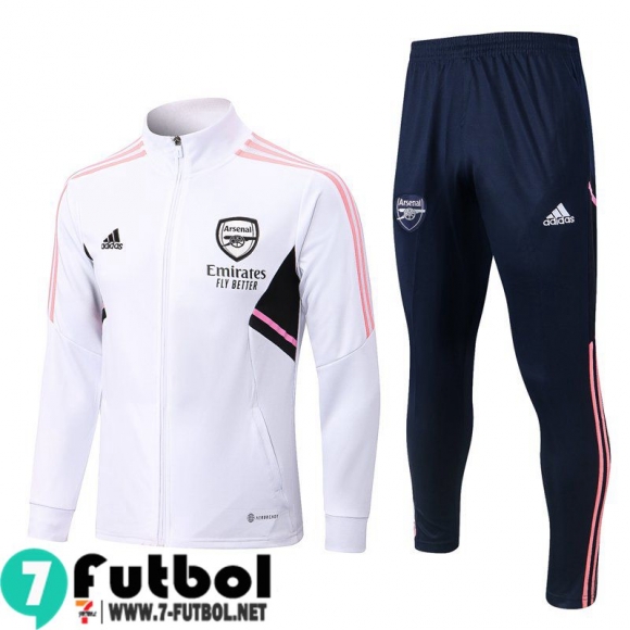 KIT: Chaquetas Arsenal Blanco, Blanca Hombre 2022 2023 JK527