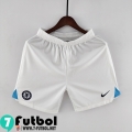 Pantalon Corto Futbol Chelsea Blanco, Blanca Hombre 2022 2023 DK192