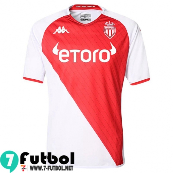 Camiseta Futbol AS monaco Primera Hombre 2022 2023