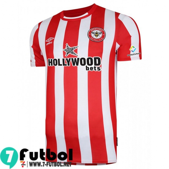 Camiseta Futbol Brentford Primera Hombre 2022 2023