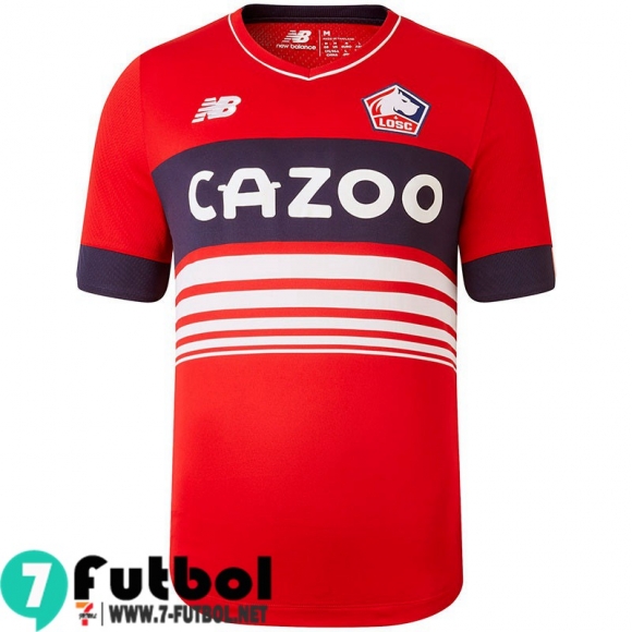 Camiseta Futbol Lille Primera Hombre 2022 2023 Camiseta Futbol Lille Primera Hombre 2022 2023
