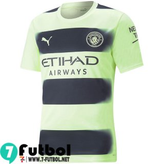 Camiseta Futbol Manchester City Tercera Hombre 2022 2023