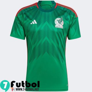 Camiseta Futbol Mexico Primera Hombre World Cup 2022