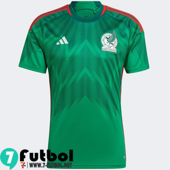 Camiseta Futbol Mexico Primera Hombre World Cup 2022