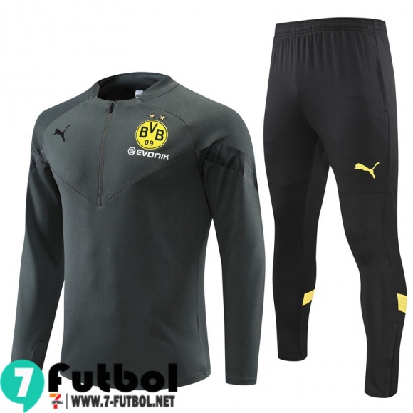 KIT: Chandal Futbol Borussia Dortmund Gris Hombre 2022 2023 TG412