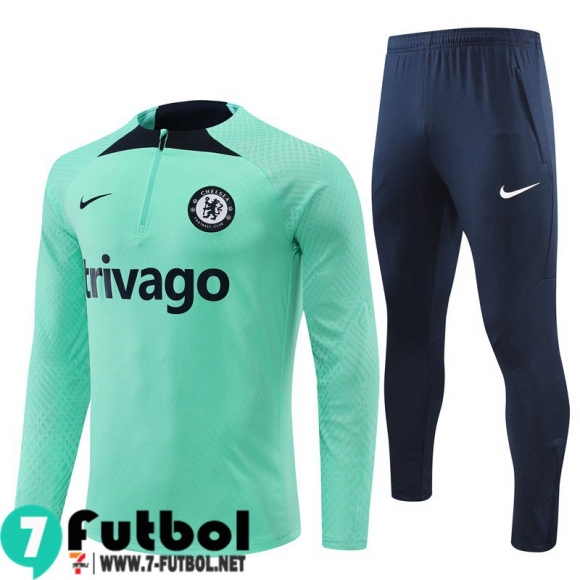 KIT: Chandal Futbol Chelsea verde claro Hombre 2022 2023 TG414