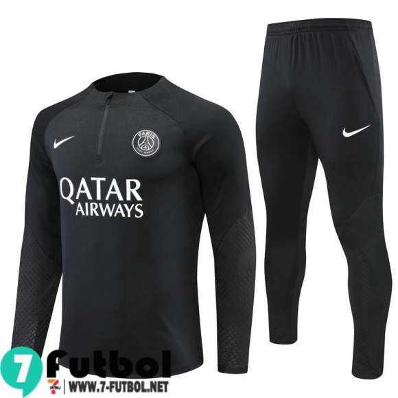 KIT: Chandal Futbol PSG Paris negro Hombre 2022 2023 TG424