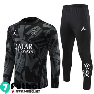 KIT: Chandal Futbol PSG Paris Gris oscuro Hombre 2022 2023 TG426