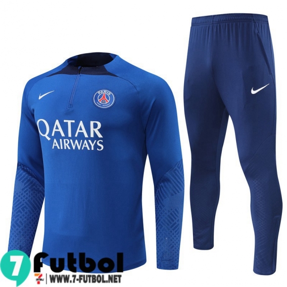 KIT: Chandal Futbol PSG Paris azul Hombre 2022 2023 TG428