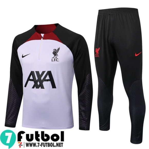 KIT: Chandal Futbol Liverpool Blanco, Blanca Hombre 2022 2023 TG439